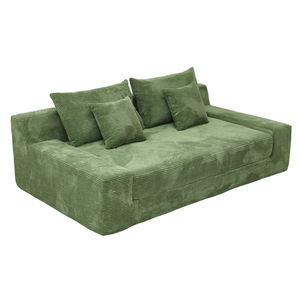 <span class=keywords><strong>Divano</strong></span> <span class=keywords><strong>Letto</strong></span> Reclinabile con Contenitore, Design Moderno per Soggiorno e Camera da <span class=keywords><strong>Letto</strong></span>, Pieghevole in Tessuto Corduroy, Ideale per Piccoli Appartamenti - Product Image 6