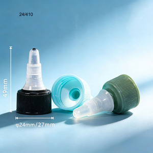 Nouveau design – Bouchons à visser 20 mm et 24 mm avec embout <span class=keywords><strong>Yorker</strong></span> en plastique pour bouteilles d'huile capillaire - Product Image 2