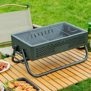 Mini Charcoal BBQ Grill Cooking Bars <strong>Instant</strong> Foldable BBQ Grill Easy Portability for Outdoor <strong>Barbecues</strong> Camping Traveling Picnics - Product Image 2