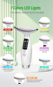 Masseur facial portable à micro-courant rechargeable par USB, <span class=keywords><strong>appareil</strong></span> raffermissant pour le cou, machine de beauté <span class=keywords><strong>anti</strong></span>-âge, outil de soin de la peau chauffant - Product Image 3