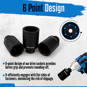 29 cái 1/2 "sâu tường tác động ổ cắm <span class=keywords><strong>Set</strong></span> Metric Kích thước nhà Máy Giá - Product Image 5