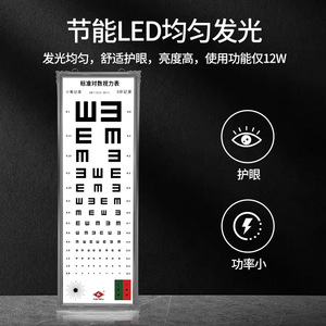 กล่องไฟแสดงแผนภูมิการมองเห็น Yuan Yan ขนาด 5 เมตร 2.5E มาตรฐานสากลแบบลอการิทึม สำหรับใช้ในบ้าน ผู้ใหญ่และเด็ก - Product Image 4