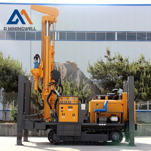 D Miningwell 300เมตรแท่นขุดเจาะน้ำดีเครื่องเจาะ Rig สำหรับน้ำที่ใช้ดีน้ำแท่นขุดเจาะดี