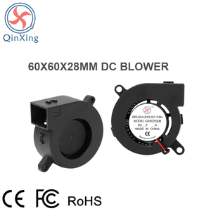 مروحة تبريد صغيرة 6025 بتيار مستمر 5 فولت 12 فولت 24 فولت، 60 مم 60x60x25 مم، بمحمل جلبة بلاستيكي، ODM OEM، 4000 دورة في الدقيقة، معتمدة بمعايير CE RoHS FCC - Product Image 1