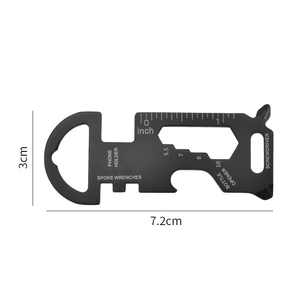 כלי מפתח כלי edc כיס כלי מפתח כלי edc עם פותחן בקבוק סרגל מברג - Product Image 3