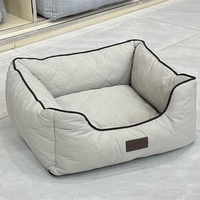 OEM ODM wasserdicht Luxus wasch bar wasserdicht benutzer definierte ortho pä dische niedliche Mikro faser quadratische Haustier Katze Haustiere Matte Hunde betten für Hunde