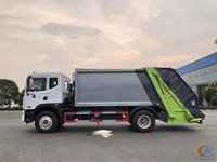 Camion Compacteur de Déchets 4x2 Direct Usine 10m³ – Camion de Collecte des Déchets Compacté pour l'Assainissement
