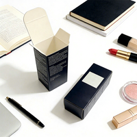 Boîte d'emballage cosmétique pliable en gros - Contenant en carton recyclable avec fenêtre et impression UV pour vernis à ongles, huiles et articles cosmétiques