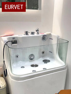 Baignoire pour animaux de compagnie EUR PET, baignoire en acrylique pour <span class=keywords><strong>chien</strong></span>, baignoire de massage avec ozone et lumières colorées pour le toilettage des animaux de compagnie - Product Image 4