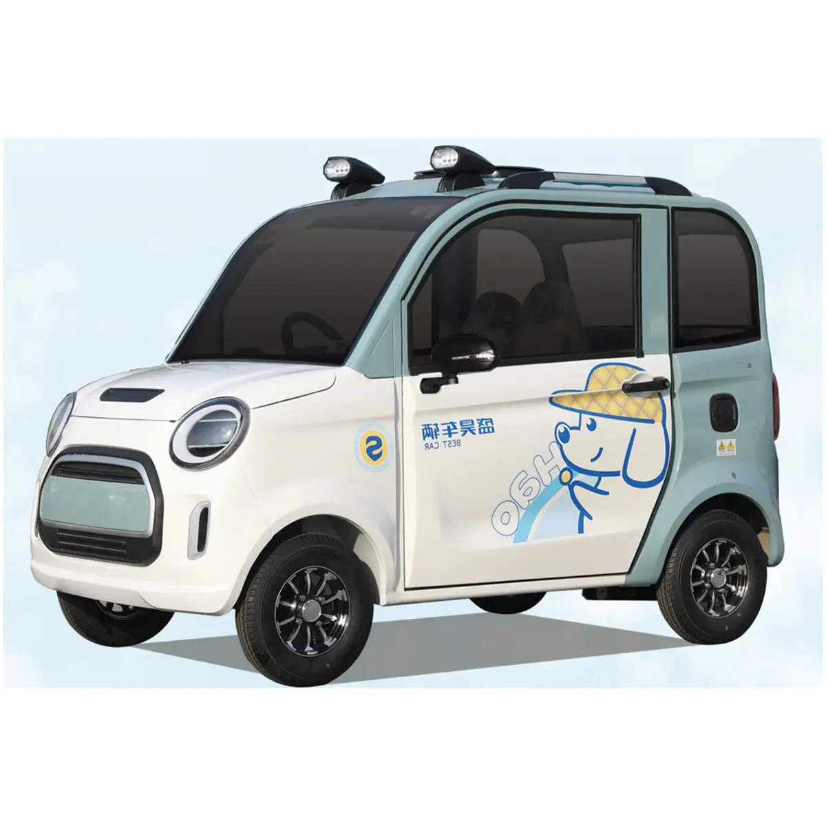 Veículo elétrico de quatro rodas com nova energia, picape, transporte infantil, bateria, sedan, pequeno