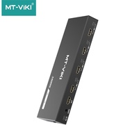 Commutateur KVM 4x1 4K 60Hz / 2K 144Hz / 1080P 240Hz, Commutateur KVM USB-C 4 Ordinateurs 1 Moniteur HDCP1.4/2.2 HDMI