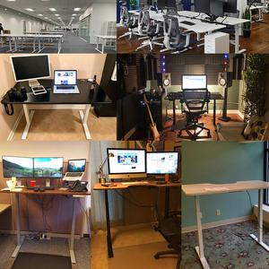 Escritorio ajustable de elevación doble, elevador eléctrico para oficina, escritorio de pie para ordenador - Product Image 6