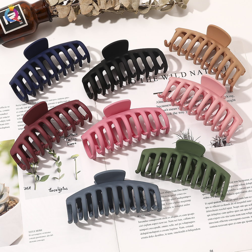 Большой зажим для волос, Нескользящие зажимы для волос, зажимы-крабы для женщин, толстые длинные волосы
