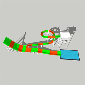Professional Supply Commercial Fiberglass Water Park Equipment Water <strong>Slide</strong> <strong>Pool</strong> <strong>Slides</strong> for Outdoor - Product Image 2