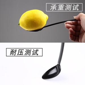 Muỗng Nhựa Nhiều Màu Dùng Một Lần Cứng Dài 19Cm Để Làm Kem <span class=keywords><strong>Pudding</strong></span> Tráng Miệng Nhà Bếp - Product Image 4
