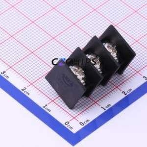 KF25S-7.62-3P Barrier Terminal Block Through hole Component (THT),P=7.62mm Connector Two Sides 7.62mm 1x3P Straight Pin - Product Image 1