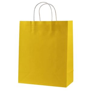 Bolsa de Papel Kraft Gruesa para Empacar, con Logotipo Personalizado, Impresión de Buena Calidad, para Compras, Regalos, con Asas Retorcidas, 11 Unidades, Venta al Por Mayor - Product Image 5