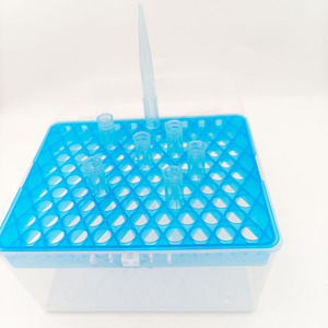Caja para Puntas de Pipeta, Contenedor de Plástico con 100 Puntas para Pipeta de 1 ml/1000 ul, Uso en Laboratorio - Product Image 4