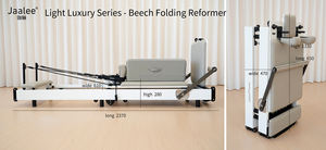 Reformer de Pilates Plegable de Madera de Arce y Roble para Entrenamiento de Yoga y Cama de Pilates - Product Image 3