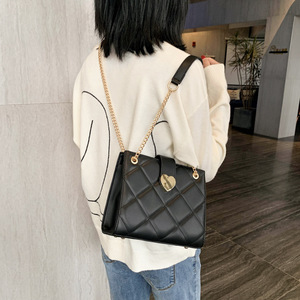 Nuevo Bolso de Mano Moderno y a la Moda con Cierre de Corazón, de Cuero PU, Bonito Bolso Cruzado para Chicas, Bolsos de Mano de Lujo para Mujer de Buena Calidad - Product Image 2