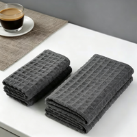 Lot de torchons de cuisine en microfibre gaufrée à séchage rapide pour le nettoyage – Vente en gros usine