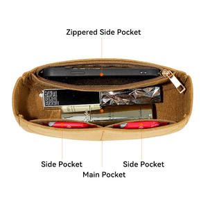 Organizador de Bolso Personalizado, Porta Botellas de Vino, Bolsa de Compras de Fieltro - Product Image 3