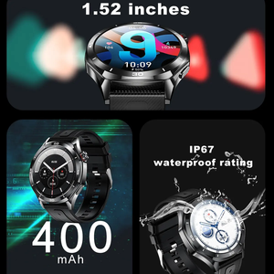 I129 <strong>Smart</strong> <strong>Watch</strong> 1.52" BT Calling Massive Dials Multiple Sport Modes Health Monitoring 400mAH IP67 Waterproof Smartwatch <strong>Watch</strong> - Product Image 2