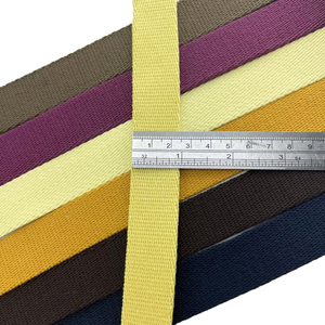 High Strength 25MM Braided <strong>Cotton</strong> <strong>Webbing</strong> Twill Herringbone Tape For Garments Outdoor Backpack And Belt - Product Image 4