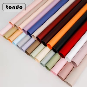Tondo 56*56Cm Nhà Máy Bán Hàng Trực Tiếp Matte Màu Rắn Hàn Quốc Phong Cách Tình Yêu Đầu Tiên Giấy Gói - Product Image 2