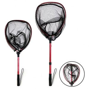 Red de Pesca Telescópica de Aluminio de 2 Secciones, Plegable, con Malla de Nailon Grande, Accesorio de Pesca para Agua Dulce y Salada - Product Image 1