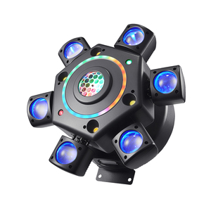 Đèn sân khấu di động đầu chuyển động <span class=keywords><strong>laser</strong></span> DJ 5 trong 1 quả cầu phép thuật sáu cánh 100W <span class=keywords><strong>LED</strong></span> RGBW hiệu ứng điều khiển DMX512 - Product Image 6