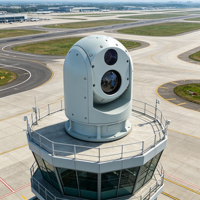 Caméra de surveillance thermique PTZ extérieure, imageur thermique infrarouge pour la sécurité périmétrique extérieure permanente