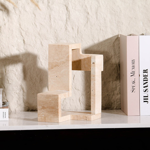 Arredamento per la casa moderna elegante oggetti di Design in marmo arte arredamento morbido per l'albergo e la casa accessori decorazioni fantasia - Product Image 3