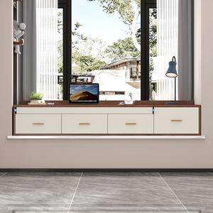 Escritorio de Madera Moderno para Sala de Estar con Cajones de Gran Capacidad, Ecológico, Duradero, Multifuncional y Fácil de Guardar - Product Image 3