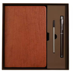Eco Friendly Product 2026 a 5 PU <b>Notebook</b> Gift <b>Set</b> <b>Notebook</b> Metal <b>Pen</b> Refill Promotional Gift Items for Event With Logo - Product Image 3