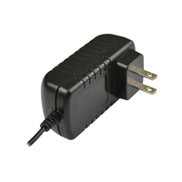 Adaptateur secteur mural AC/DC 24W 12V 2A US EU UK AU 5.5*2.1mm OVP OCP SCP pour CCTV, bande LED, mini-pompe, humidificateur CE FCC RoHS OEM