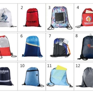 Polyester <b>Kids</b> Sport <b>Backpack</b> Bag with Cute Custom Design and UV Printing Drawstring Style for Sports & School - Product Image 6