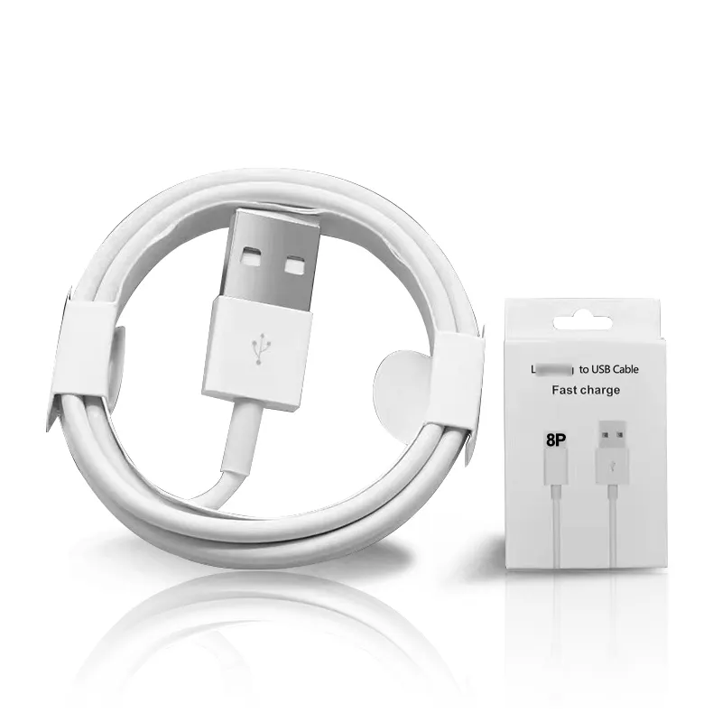 High Quality 1m 2m 3m Cable Charger 8pin Fast Charging Usb Data Cable For Iphone 13 Charger