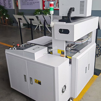 Machine de perçage entièrement automatique pour étiquettes en papier cartonné, étiquettes de prix pour vêtements, étiquettes vierges, machine de poinçonnage à cœur creux à grande vitesse