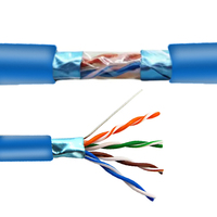 Nuevo Cable de Red LAN Cat5e de Alta Calidad, 305 Metros, 25 AWG, UTP/FTP, Revestimiento de PVC, Personalizado 0.497+mm, Hecho de Cobre Puro