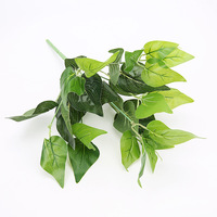 Banco190 fausses plantes vertes décoratives, plantes artificielles Arrangement floral, fausses feuilles, epimum, 1 pièce
