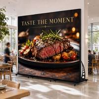Pantalla LED a Todo Color para Póster P2.5 con 4G WiFi Cloud CMS 800-1200cd, Pantalla para el Vestíbulo de una Sucursal Bancaria