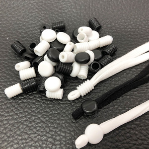 ตัวปรับสายรัดหน้ากากซิลิโคน ยางรูปตัว T ปลั๊กยางยืด สายรัดกันหลุด ป้องกันการรั่วซึม สำหรับหน้ากากอนามัย DIY งานฝีมือ สายรัดข้อมือ ปลั๊กกันฝุ่น - Product Image 4