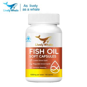 Lively Whale Omega3 Óleo De Peixe Cápsulas Macias, fonte De Alta Pureza Mar Profundo, fonte De Fábrica, OEMODM - Product Image 1