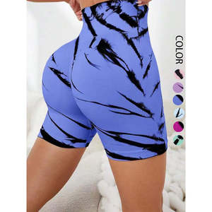 Nuevas mallas de Yoga sin costuras para mujer, sólidas, de cintura alta, fruncidas en el trasero, elásticas, ecológicas, transpirables, de secado rápido - Product Image 2