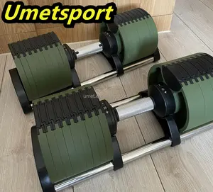 Halteres ajustáveis para treino de força, para academia fitness com 2 aumento de peso livre, 32kg e 36kg