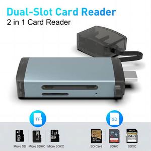 Lecteur <span class=keywords><strong>de</strong></span> carte mémoire SYONG USB 3.0 double emplacement pour SD/Micro SD/SDHC/SDXC/MMC, compatible avec MacBook Pro/Air - Product Image 4