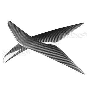 ฝาครอบตกแต่งไฟหน้ารถยนต์คาร์บอนไฟเบอร์แท้ 1 คู่ สำหรับ Ford Focus 2 MK2 ปี 2008 2009 2010 อุปกรณ์ตกแต่งรถยนต์ - Product Image 3