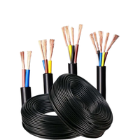 Câble RVV Tianyuan 2/3/4/5 conducteurs 0,5/0,75/1,0/1,5/2,5 mm² en cuivre toronné 750V, gaine isolante souple en PVC -15~70°C