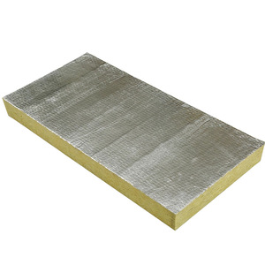 Pannello in Lana di Roccia <span class=keywords><strong>per</strong></span> Isolamento Termico e Resistenza al Fuoco con Foglio di Alluminio <span class=keywords><strong>per</strong></span> Esterni - Product Image 1